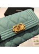 BOY CHANEL FLAP CARD HOLDER